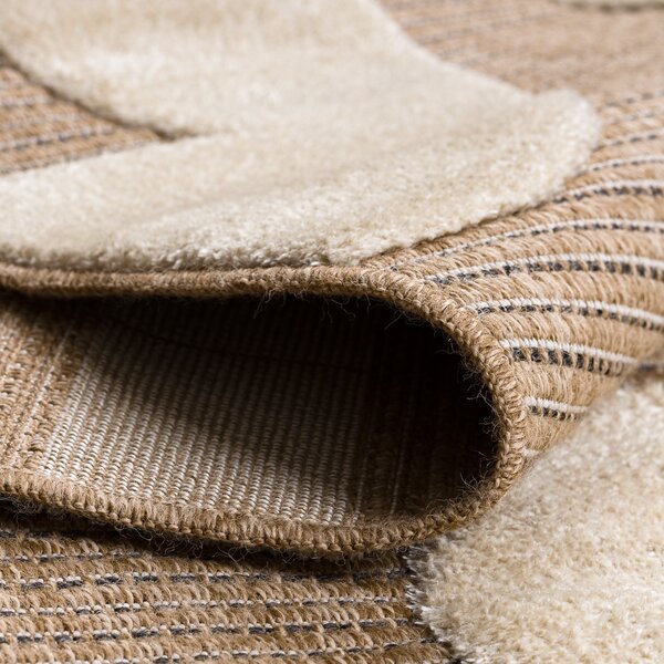 Dywany Łuszczów, Kusový koberec Spark 0696A beige/cream, 80x150, béžová, chodba / predsieň
