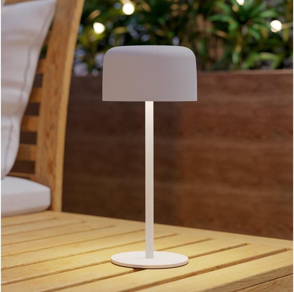 Eglo 901892 - LED solárna stolná lampa ROCCANOVA LED/2,8W/3,7V IP44 biela