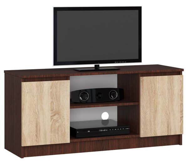 TV stolík YMARIN - wenge / dub sonoma