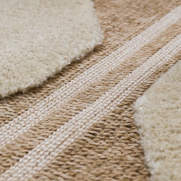 Dywany Łuszczów, Kusový koberec Spark 0698A beige/cream, 80x150, béžová, chodba / predsieň