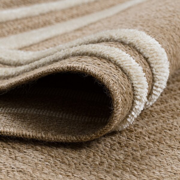 Dywany Łuszczów , Kusový koberec Spark 0687A beige/cream, 80x150, béžová, chodba / predsieň