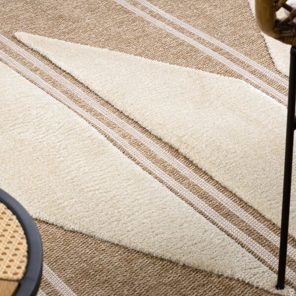 Dywany Łuszczów, Kusový koberec Spark 0698A beige/cream, 80x150, béžová, chodba / predsieň