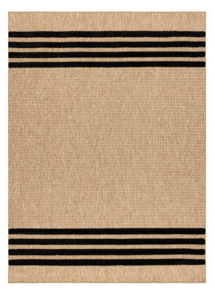 Dywany Łuszczów, Kusový koberec Spark 0689 beige/black, 120x170, béžová, chodba / predsieň