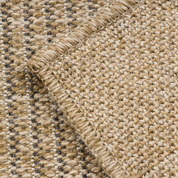 Dywany Łuszczów, Kusový koberec Spark 0688 beige/black, 160x220, béžová, chodba / predsieň