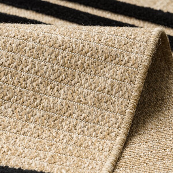 Dywany Łuszczów, Kusový koberec Spark 0689 beige/black, 120x170, béžová, chodba / predsieň