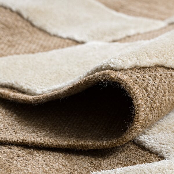 Dywany Łuszczów, Kusový koberec Spark 0710A beige/cream, 80x150, béžová, chodba / predsieň