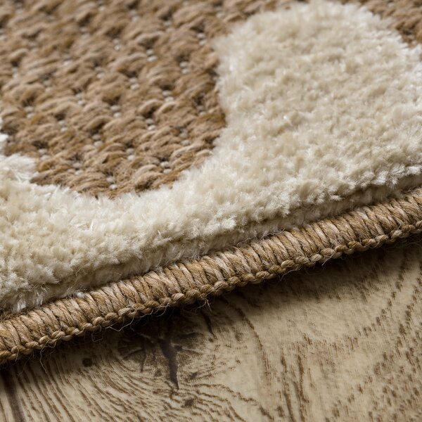 Dywany Łuszczów, Kusový koberec Spark 0711A beige/cream, 80x150, béžová, chodba / predsieň