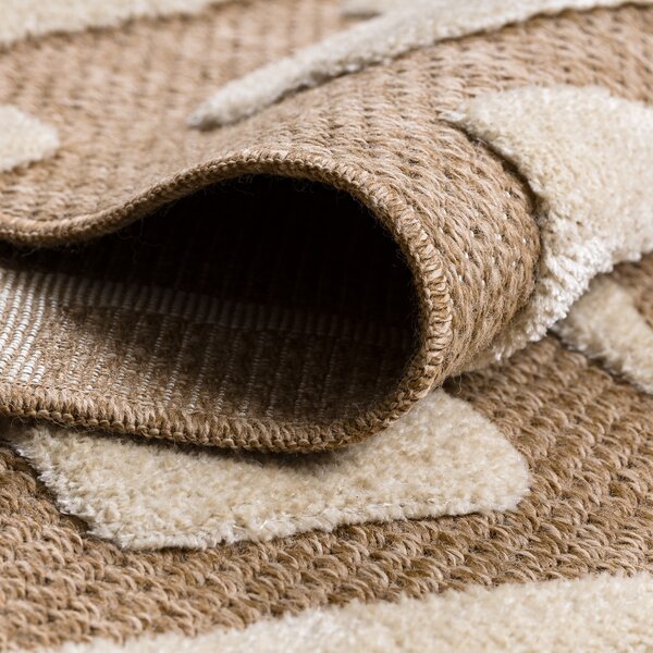Dywany Łuszczów, Kusový koberec Spark 0711A beige/cream, 80x150, béžová, chodba / predsieň
