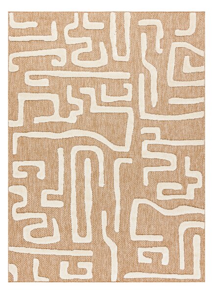 Dywany Łuszczów, Kusový koberec Spark 0711A beige/cream, 80x150, béžová, chodba / predsieň
