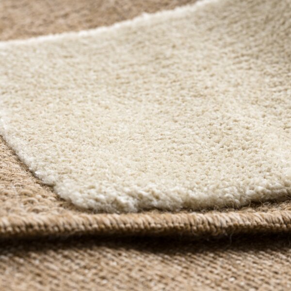 Dywany Łuszczów, Kusový koberec Spark 0710A beige/cream, 80x150, béžová, chodba / predsieň