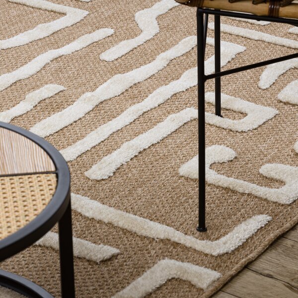 Dywany Łuszczów, Kusový koberec Spark 0711A beige/cream, 80x150, béžová, chodba / predsieň