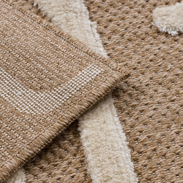 Dywany Łuszczów, Kusový koberec Spark 0711A beige/cream, 80x150, béžová, chodba / predsieň