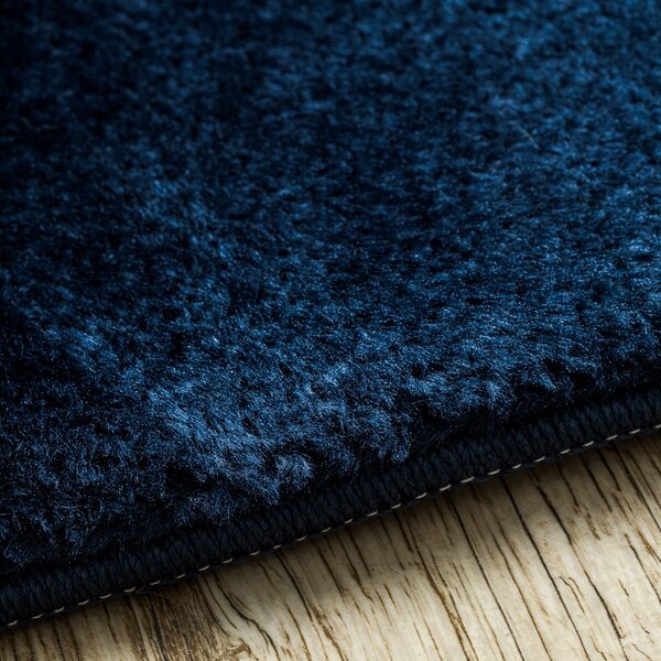 Dywany Łuszczów, Kusový koberec Visco Rabbit Dark blue 10, 80x150, modrá, detská izba
