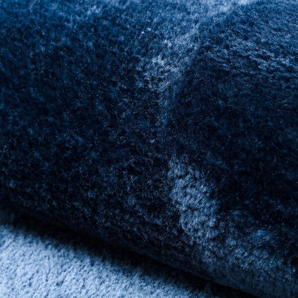Dywany Łuszczów, Kusový koberec Visco Rabbit Dark blue 10, 80x150, modrá, detská izba