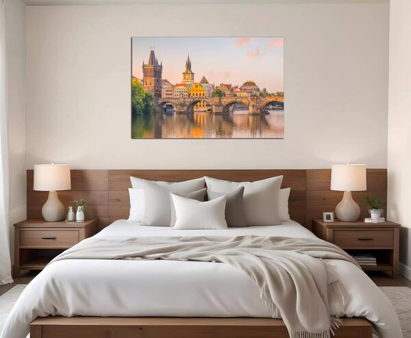 Obraz na plátne Karlov most a Vltava