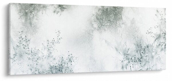 Obraz abstrakcie listov (120x50 cm)