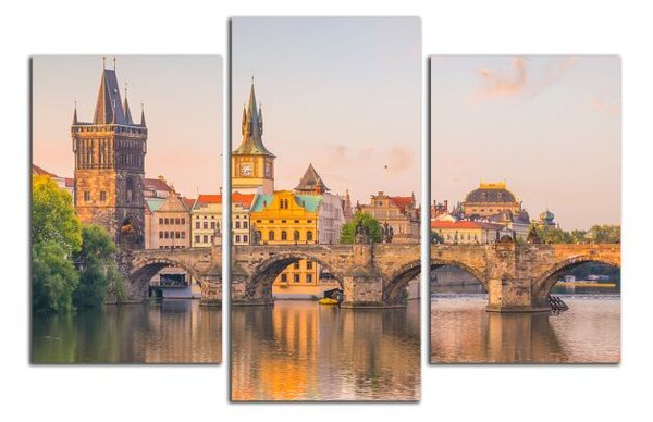 Obraz na plátne Karlov most a Vltava