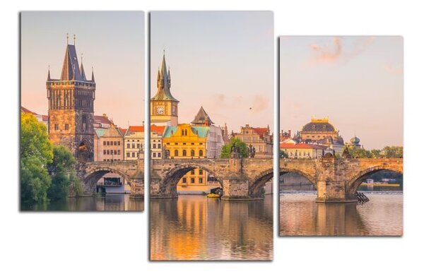 Obraz na plátne Karlov most a Vltava