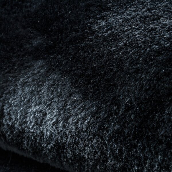 Dywany Łuszczów , Kusový koberec Visco Rabbit Dark grey 5 kruh, 120x120 (priemer) kruh, šedá, detská izba