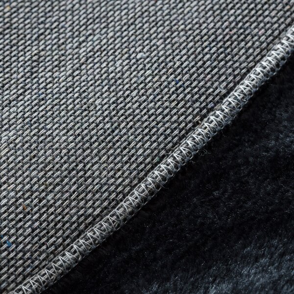 Dywany Łuszczów , Kusový koberec Visco Rabbit Dark grey 5 kruh, 120x120 (priemer) kruh, šedá, detská izba