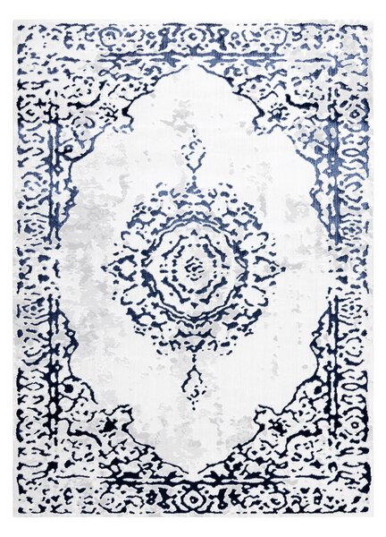 Dywany Łuszczów , Kusový koberec Allure 1961 white/blue, 80x150, modrá, kancelária