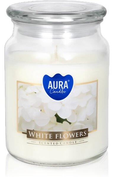 BISPOL Premium Line White Flowers vonná sviečka 500 g