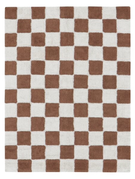 Lorena Canals , Kusový koberec Kitchen Tiles Toffee, 120x160, hnedá, obývacia izba