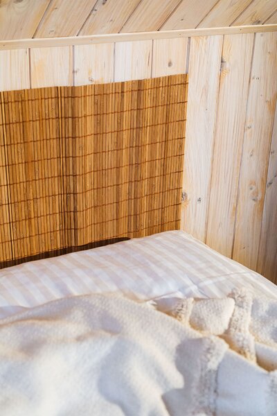 Bambusová rohož za posteľ hnedá Šírka rohože: 90 cm, Dĺžka rohože: 200 cm
