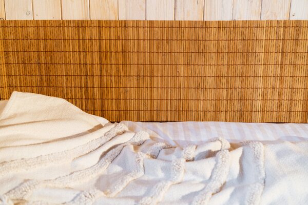 Bambusová rohož za posteľ hnedá Šírka rohože: 90 cm, Dĺžka rohože: 200 cm