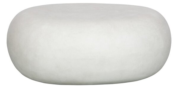 Biely konferenčný stolík 49x65 cm Pebble – vtwonen