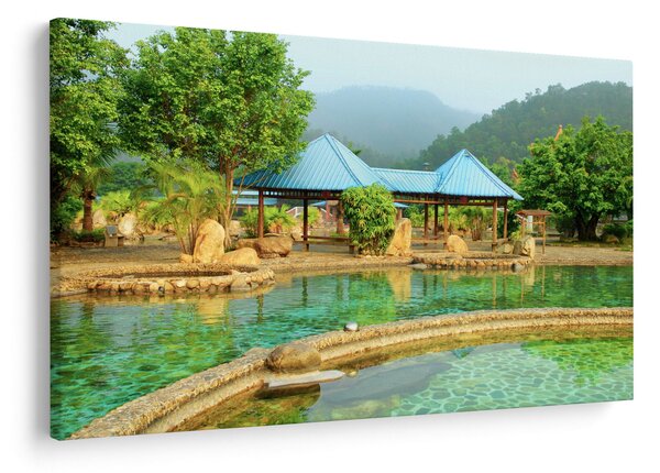 Obraz - Shanghai hotel park (90x60 cm)