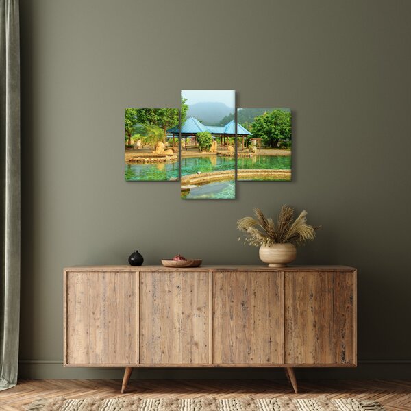 Obraz - Shanghai hotel park (90x60 cm)