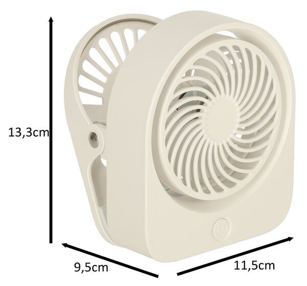 Mini stolný ventilátor s klipom USB