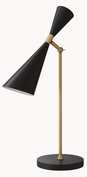 Ručne vyrobená stolová lampa's mramorovým podstavcom Milos