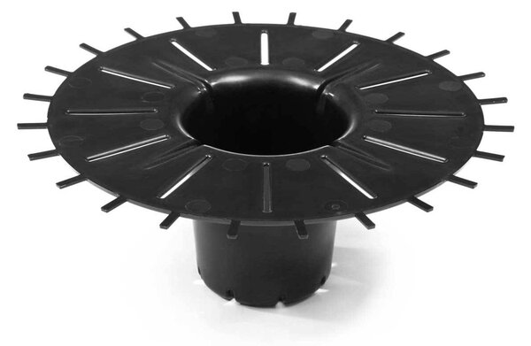 PLASTOVÝ KVETINÁČ STRIPPED ECO 30X25 CM ZELENÁ