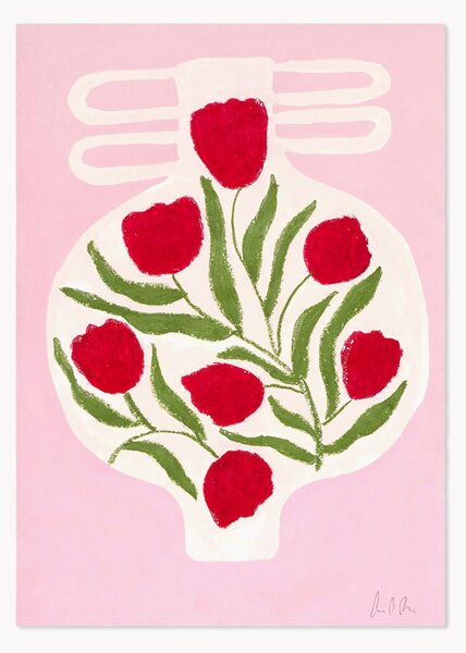 Nástenná dekorácia v ráme Vase No. 02