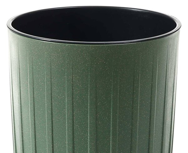 PLASTOVÝ KVETINÁČ STRIPPED ECO 42X25 CM ZELENÁ