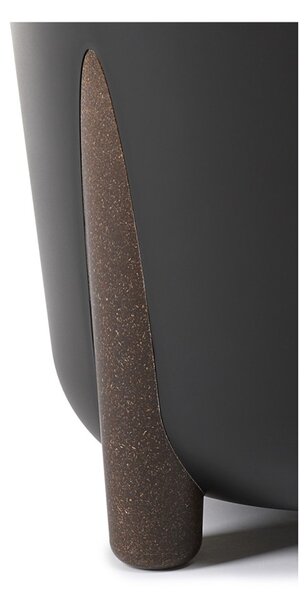 PLASTOVÝ KVETINÁČ MOSS ECO 25X26 CM ČIERNA