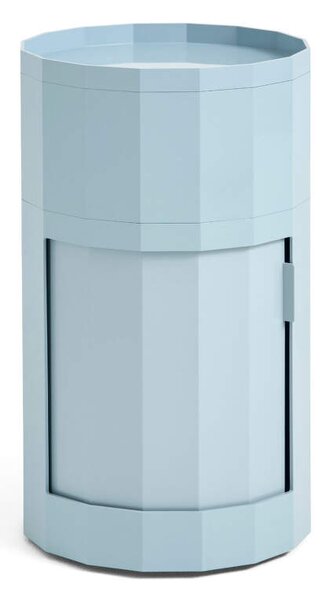 HAY Úložný stolík Facet Cabinet 101, misty blue