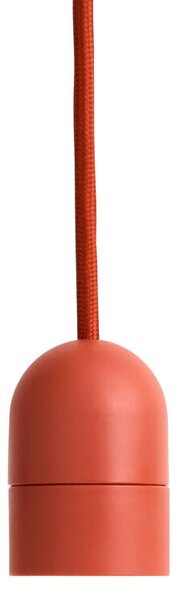 HAY Závesný kábel s objímkou Common Cord Set, rusty red AE063