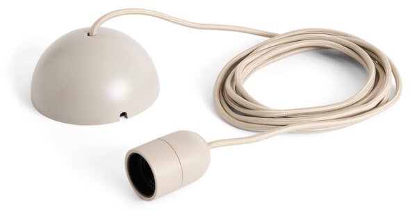 HAY Závesný kábel s objímkou Common Cord Set, beton grey AE063