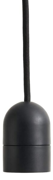 HAY Závesný kábel s objímkou Common Cord Set, soft black AE063