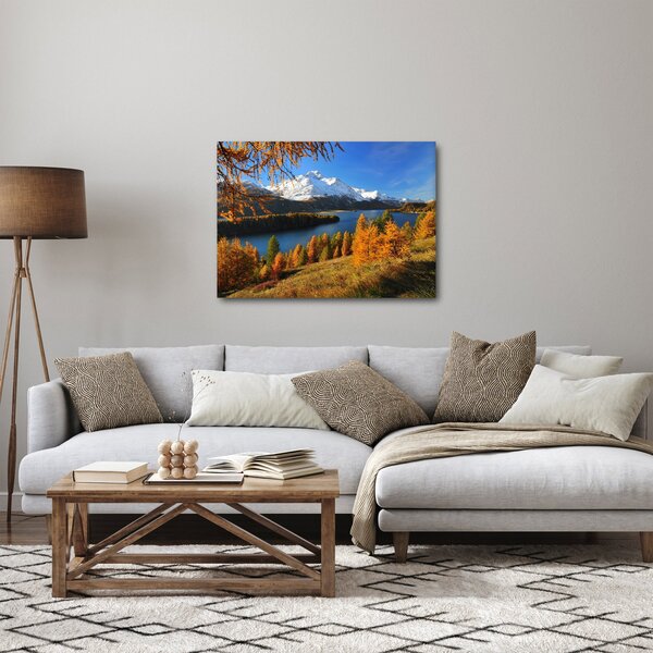 Obraz - Jeseň v Alpách (70x50 cm)