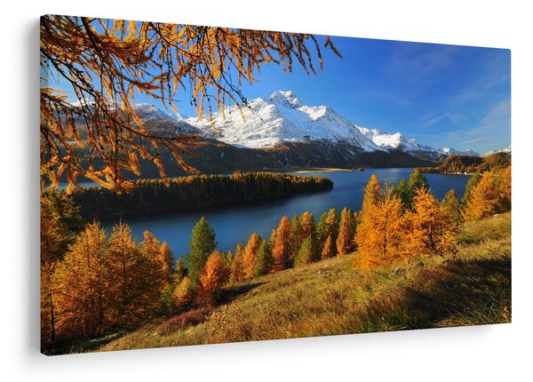 Obraz - Jeseň v Alpách (90x60 cm)