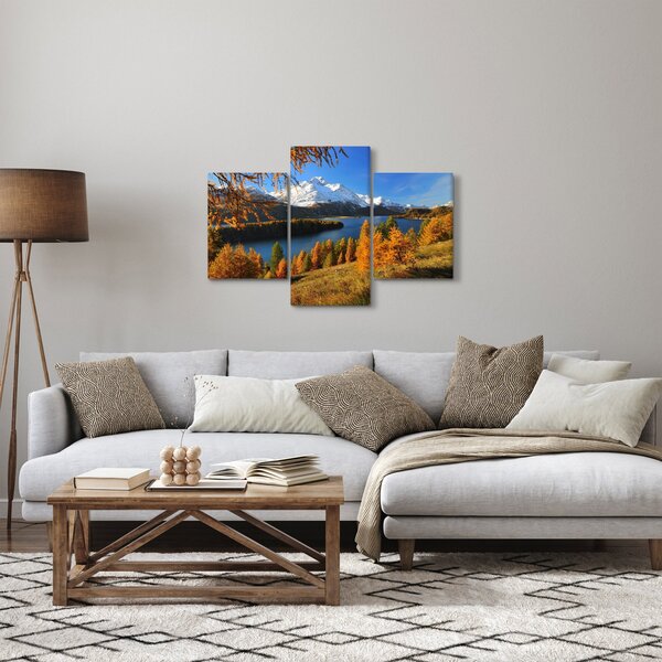 Obraz - Jeseň v Alpách (90x60 cm)