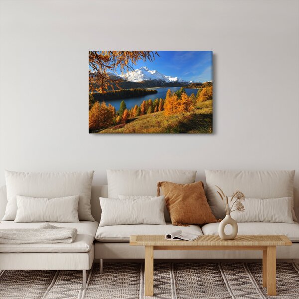 Obraz - Jeseň v Alpách (90x60 cm)