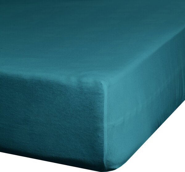 JERSEY PRESTIERADLO 90X200 CM, VÝŠKA 25 CM TYRKYSOVÉ
