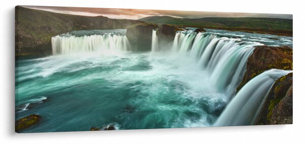 Obraz - Vodopády (120x50 cm)