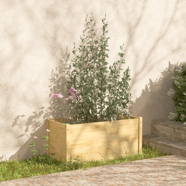 Záhradný kvetináč 100x50x50 cm masívna borovica