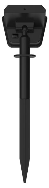 LED RGBW solárne svietidlo so senzorom LED/3,7V IP54 1200 mAh čierne